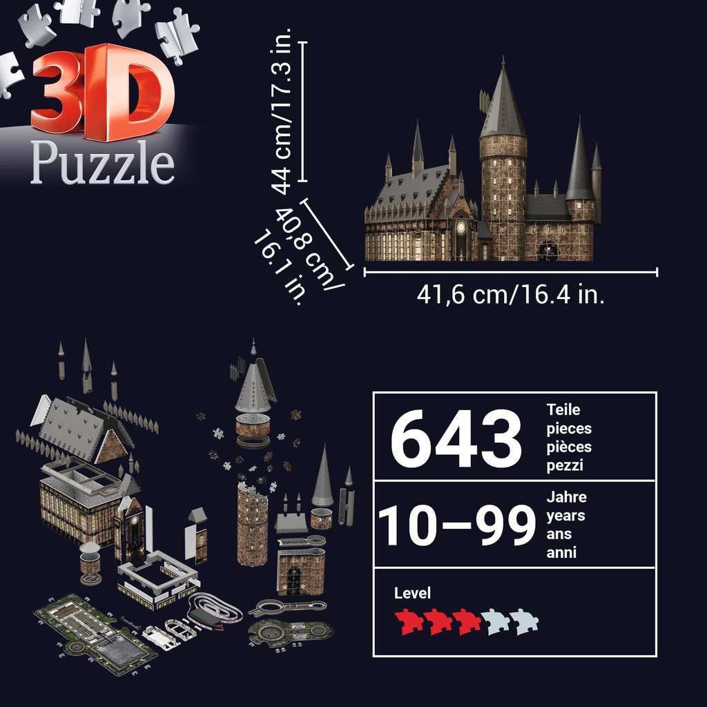 Puzzle D Ch Teau De Poudlard La Grande Salle Harry Potter