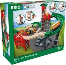 Lift & Load Warehouse Set | Train Sets | BRIO