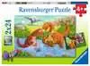 Hraví dinosauři 2x24 dílků 2D Puzzle;Dětské puzzle - Ravensburger
