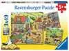 Práce na farmě 3x49 dílků 2D Puzzle;Dětské puzzle - Ravensburger