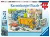 Müllabfuhr und Abschleppwagen Puzzle;Kinderpuzzle - Ravensburger