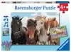 Fotky koní 2x24 dílků 2D Puzzle;Dětské puzzle - Ravensburger