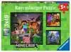 Minecraft Biomes 3x49 dílků 2D Puzzle;Dětské puzzle - Ravensburger