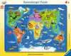 Weltkarte mit Tieren Puzzle;Kinderpuzzle - Ravensburger