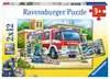 Polizei und Feuerwehr Puzzle;Kinderpuzzle - Ravensburger