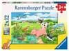 Jonge dieren op het platteland / Bébés animaux de la terre Puzzels;Puzzels voor kinderen - Ravensburger