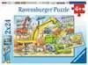 Puzzles 2x24 p - Beaucoup de travail sur le chantier Puzzle;Puzzle enfant - Ravensburger