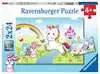 Pohádkový jednorožec 2x24 dílků 2D Puzzle;Dětské puzzle - Ravensburger