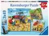 Zemědělské stroje 3x49 dílků 2D Puzzle;Dětské puzzle - Ravensburger