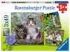 Koťátka 3x49 dílků 2D Puzzle;Dětské puzzle - Ravensburger