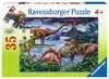 PLAC ZABAW DLA DINOZAURÓW 35 EL Puzzle;Puzzle dla dzieci - Ravensburger