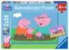 Puzzles 2x24 p - La vie de famille / Peppa Pig Puzzle;Puzzle enfant - Ravensburger