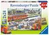 Vlakové nádraží 2x24 dílků 2D Puzzle;Dětské puzzle - Ravensburger