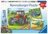 MASZYNY NA FARMIE 3X49 Puzzle;Puzzle dla dzieci - Ravensburger