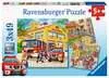 Hasiči 3x49 dílků 2D Puzzle;Dětské puzzle - Ravensburger