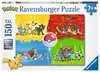 Puzzle 150 p XXL - Les différents types de Pokémon Puzzle;Puzzle enfant - Ravensburger