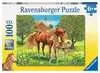 Pferdeglück auf der Wiese Puzzle;Kinderpuzzle - Ravensburger