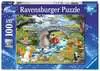 Disney zvířecí přátelé - rodina 100 dílků 2D Puzzle;Dětské puzzle - Ravensburger