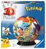 Puzzle 3D rond 72 p - Pokémon 3D puzzels;Puzzle 3D Ball - Ravensburger