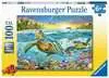 Ravensburger Swim with Sea Turtles XXL 100 piece Jigsaw Puzzle Puzzles;Children s Puzzles - Ravensburger