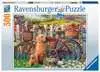 Puzzle 500 p - Chiens mignons dans le jardin Puzzle;Puzzle adulte - Ravensburger
