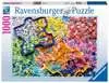 Viele bunte Puzzleteile Puzzle;Erwachsenenpuzzle - Ravensburger