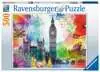 London Postcard, 500pc Puzzles;Adult Puzzles - Ravensburger