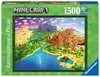Minecraft: Svět Minecraftu 1500 dílků 2D Puzzle;Puzzle pro dospělé - Ravensburger