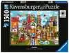 Eames House of Cards Fantasy Puzzels;Puzzels voor volwassenen - Ravensburger