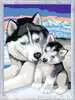 Husky Kuss Malen und Basteln;Malen nach Zahlen - Ravensburger