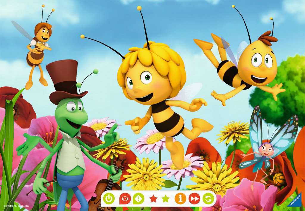 Ravensburger 00047 tiptoi® Puzzle für kleine Entdecker Biene Maja 