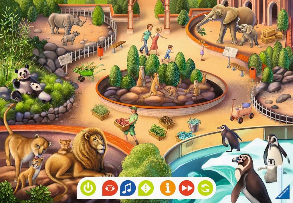 Puzzle Zoo tiptoi Stift mit Player 