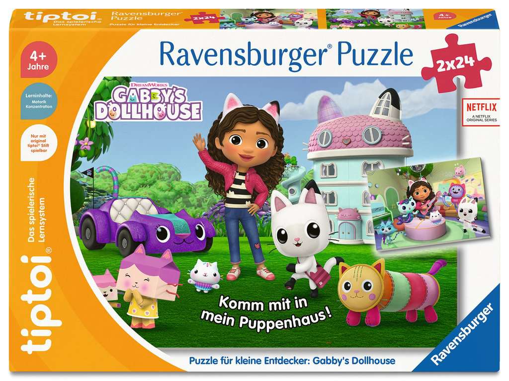 Puzzle für kleine Entdecker Gabby’s Dollhouse