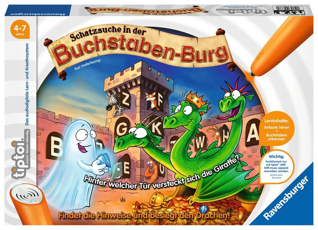 Spiel  B-WARE Ravensburger tiptoi 00737 Schatzsuche in der Buchstaben-Burg 