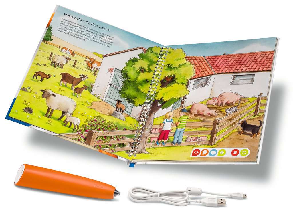 Ravensburger 00505 Tiptoi Starter-Set mit Stift und Spiel Bauernhof 