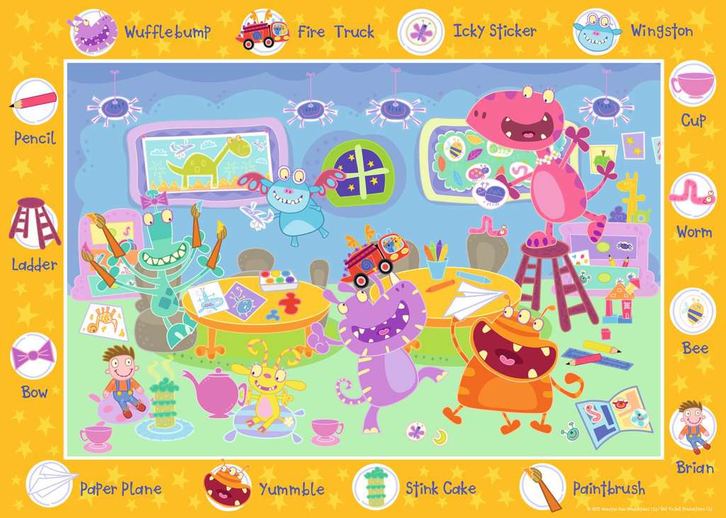 School of Roars Giant Floor Puzzle, 24pc Children's Puzzles Puzzles