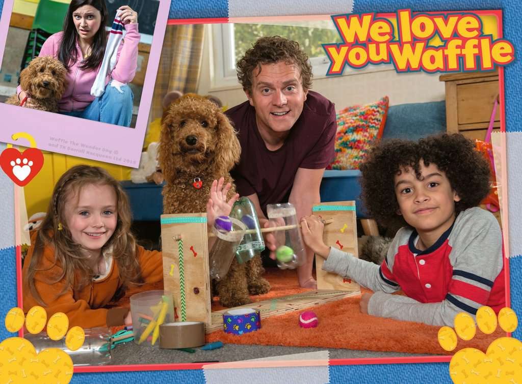 Waffle the Wonder Dog 4 in a Box Children's Puzzles Puzzles