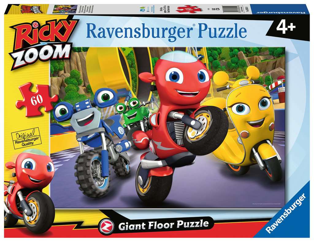 Ricky Zoom, Giant Floor Puzzle, 60pc Children's Puzzles Puzzles