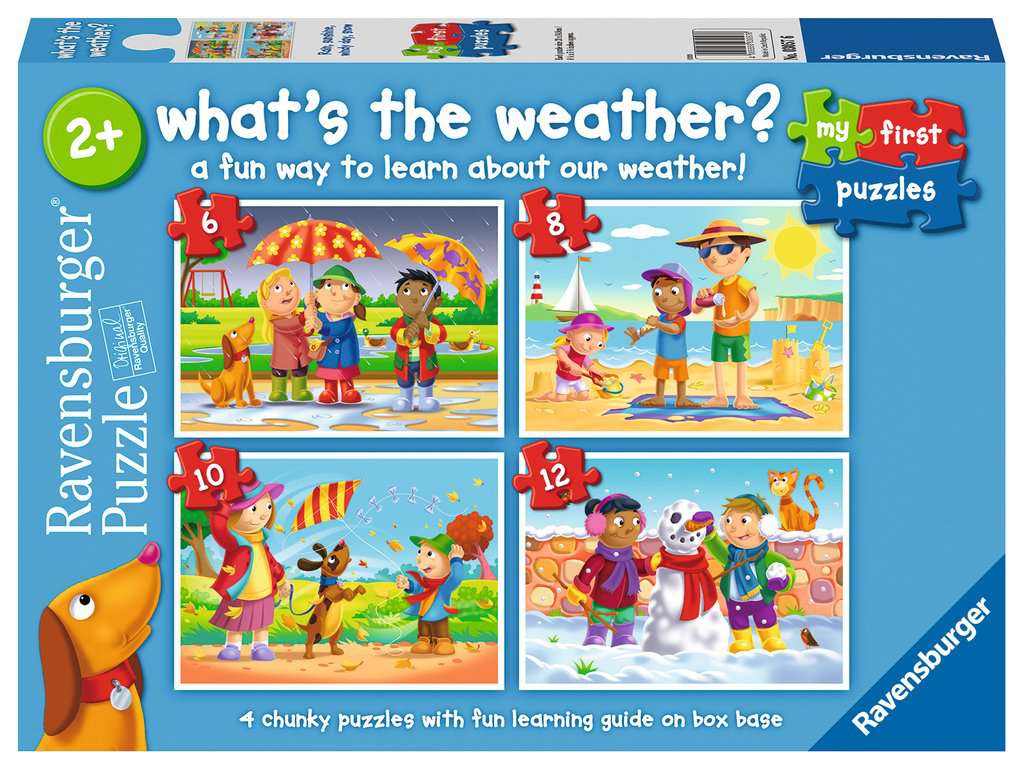 What S The Weather 6 8 10 12pc Children S Puzzles Puzzles