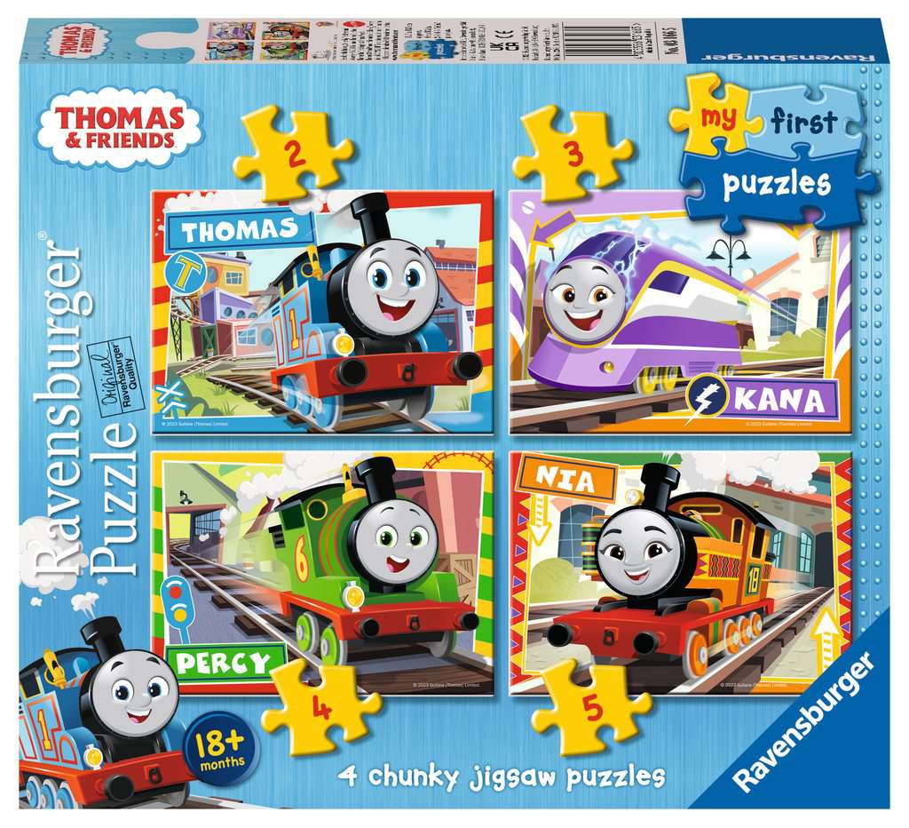 Ravensburger Boys My First Puzzle, Thomas & Friends (2, 3, 4 & 5 Piece) Jigsaw Puzzles