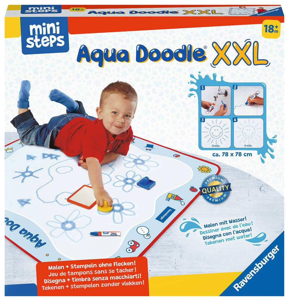 Kinder Aqua Malmatte malen mit Wasser aqua doodle Stift XXL baby travel Color DE 