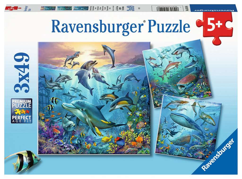 Ravensburger dauphins 500pc Jigsaw Puzzle 