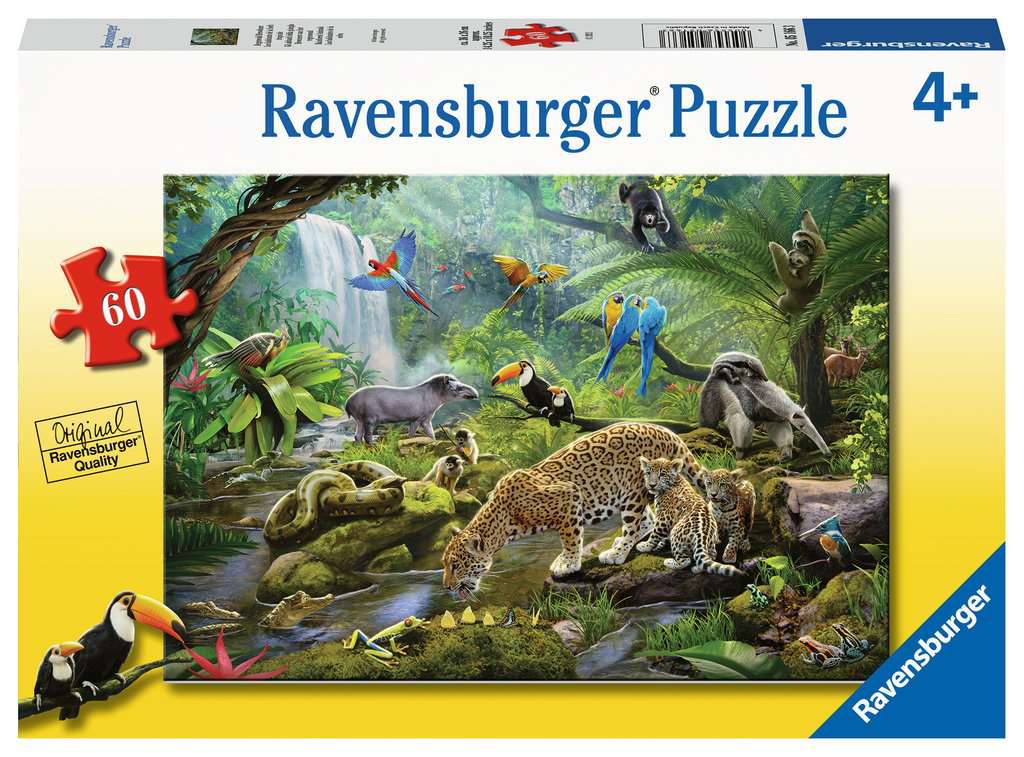 Rainforest Animals | Children's Puzzles | Jigsaw Puzzles | Products | ca_en  | Rainforest Animals