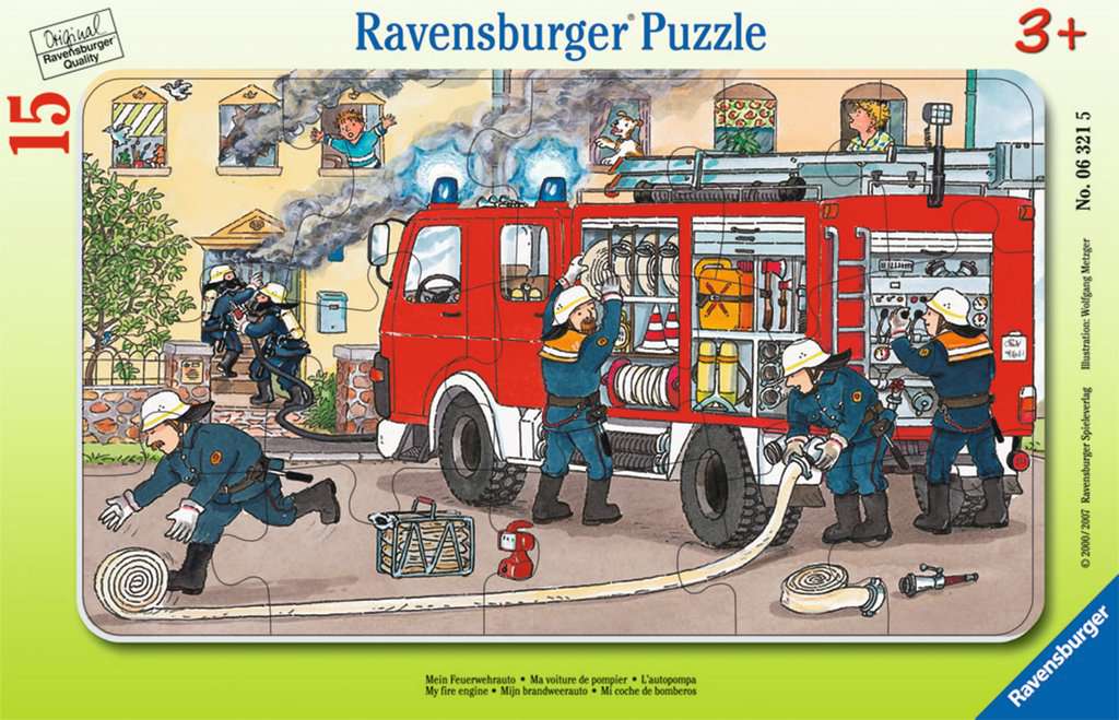 Ravensburger 04528 Press & Go Feuerwehrauto
