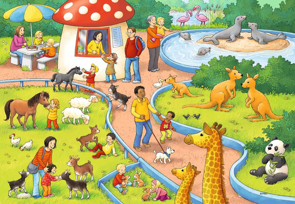 koelkast Overvloedig Rationeel Een dag in de dierentuin | Puzzels voor kinderen | Puzzels | Producten | nl  | Een dag in de dierentuin