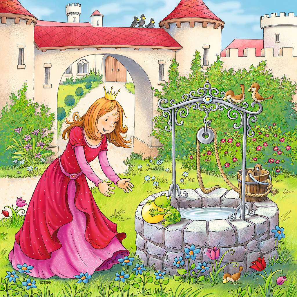 Rapunzel Rotkappchen Der Froschkonig Kinderpuzzle Puzzle Produkte Rapunzel Rotkappchen Der Froschkonig