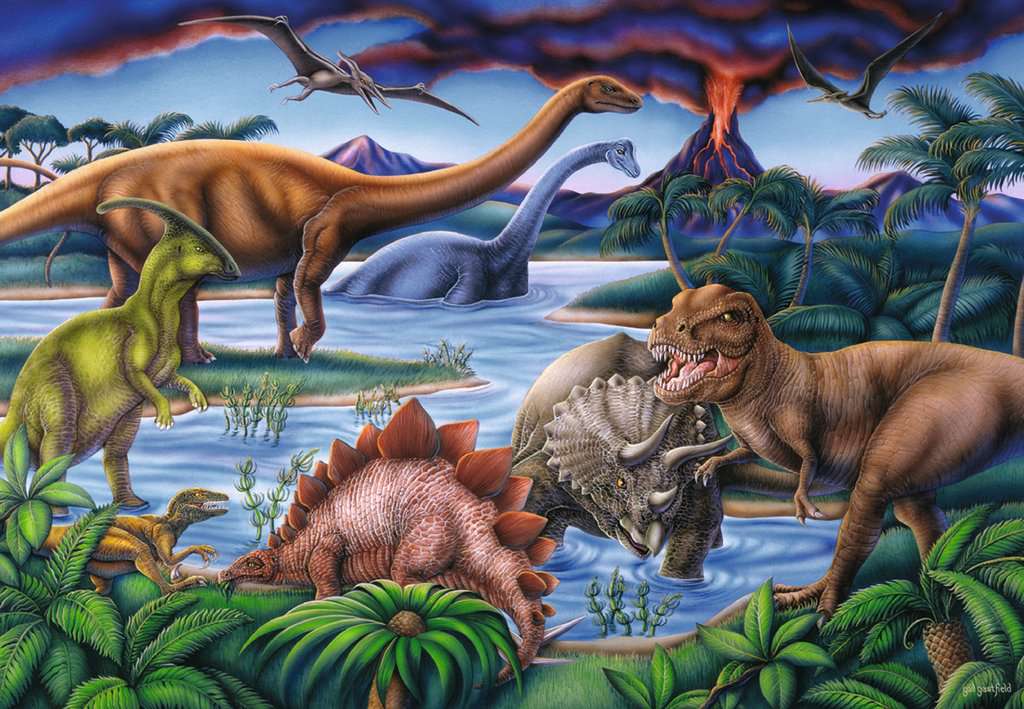 Dinosaur Playground Children s Puzzles Jigsaw Puzzles Products 