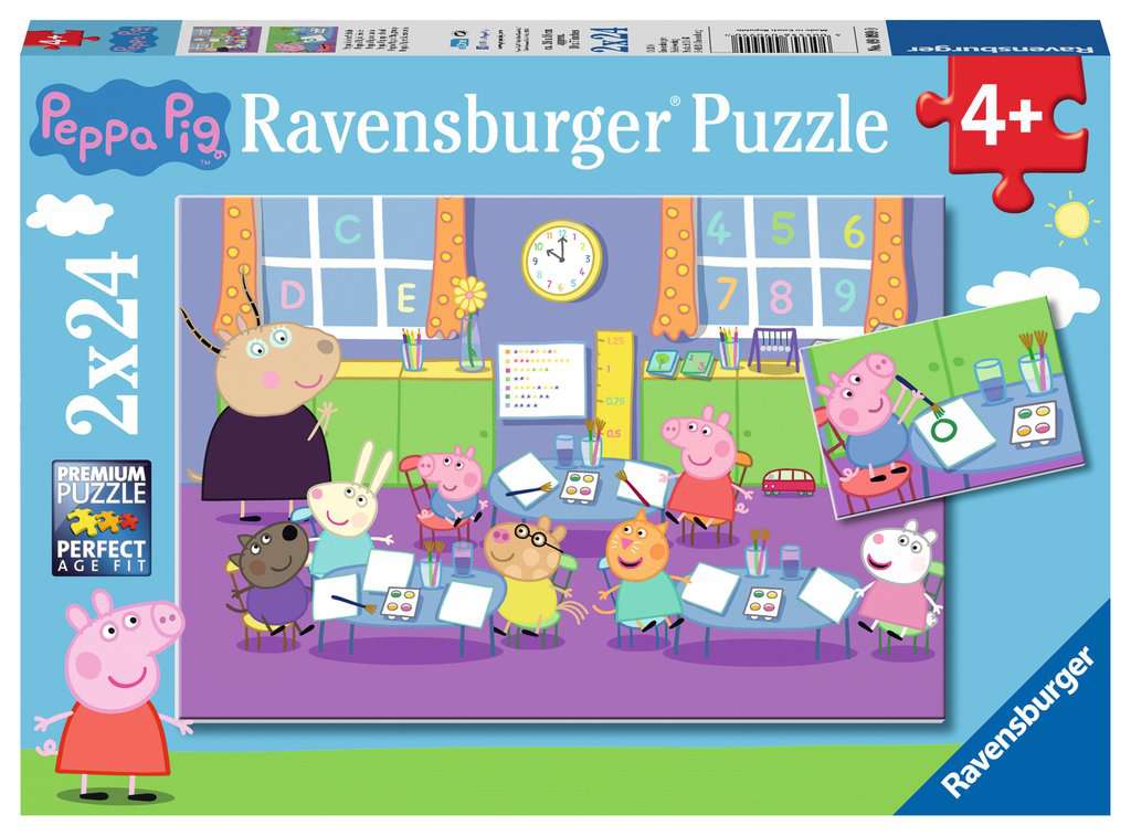 Ravensburger Rompecabezas Parachoques Puzzle Peppa Pig Pack de 4 X 42 PCE Nuevo Sellado De Fábrica 