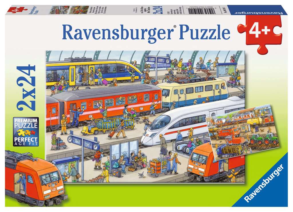 Ravensburger 07611 Bitte einsteigen Bahnhof Puzzle Ravensburger 