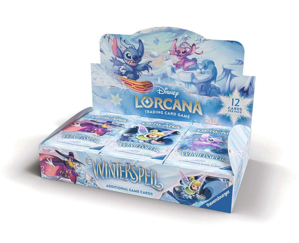 Ravensburger Disney Lorcana Tcg: Winterspell - Booster Packs Cdu Display